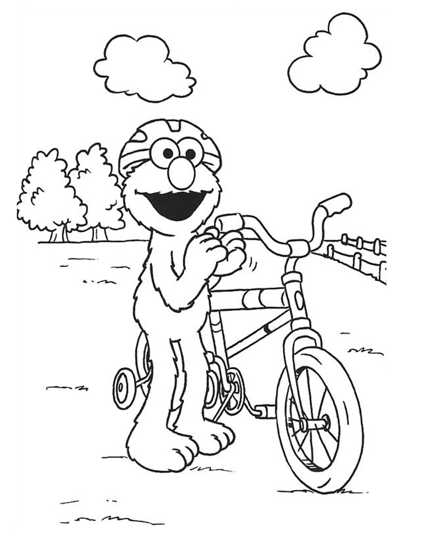 Bicycle Elmo Coloring Pages Free Printable Coloring Pages For Kids 850x1100 Bicycle Elmo Coloring Pages Free Printable Coloring Pages For Kids