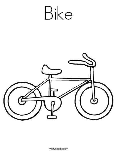 Bicycle Coloring Pages For Preschoolers 468x605 Bicycle Coloring Pages For Preschoolers