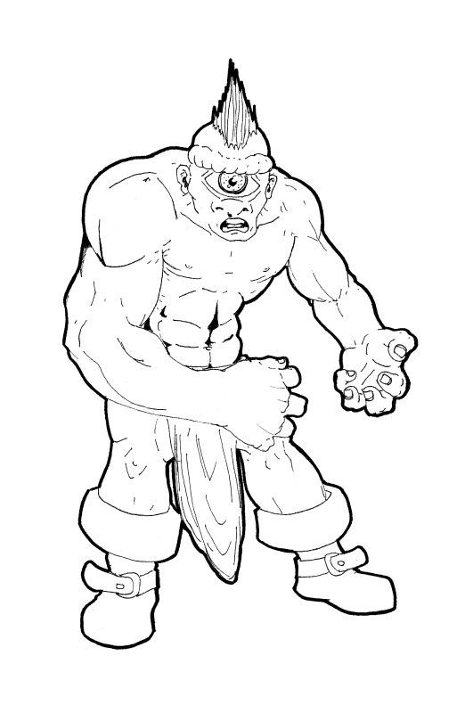 Cyclops Coloring Page Funny Cyclops Coloring Pages For Kids 531x800 Cyclops Coloring Page Funny Cyclops Coloring Pages For Kids