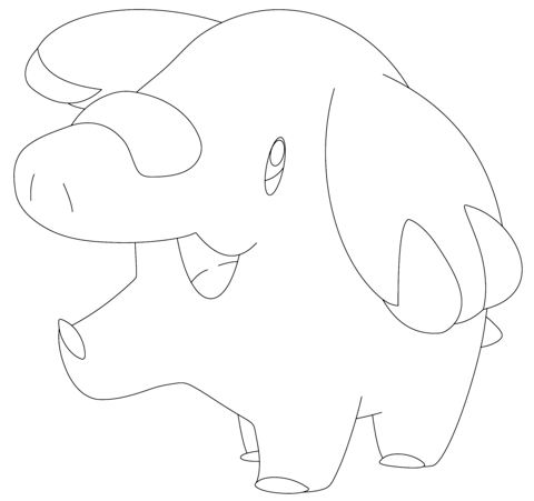 480x451 Feraligatr Coloring Page