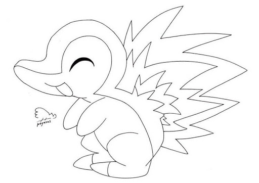 512x362 Pokemon Coloring Pages Cyndaquil