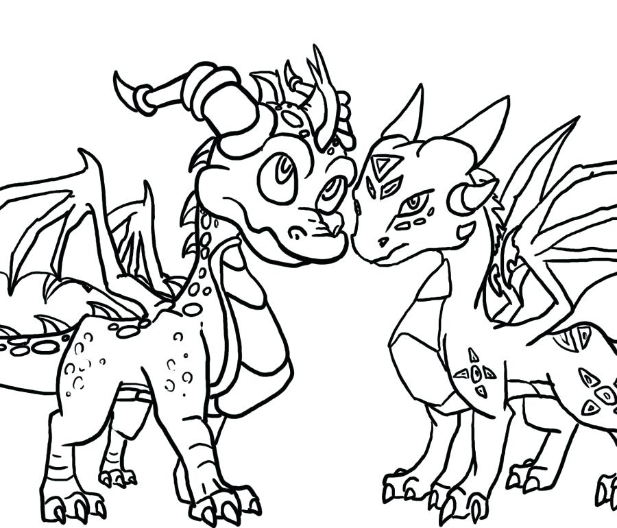 Spyro And Cynder Coloring Pages 900x770 Spyro And Cynder Coloring Pages