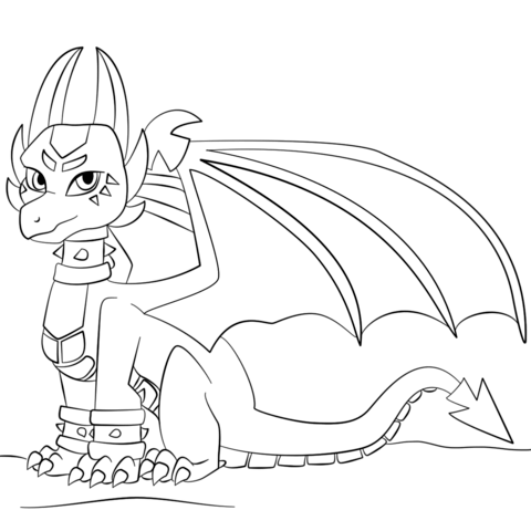 Click To See Printable Version Of Cynder Skylander Tegninger 4 480x480 Click To See Printable Version Of Cynder Skylander Tegninger 4