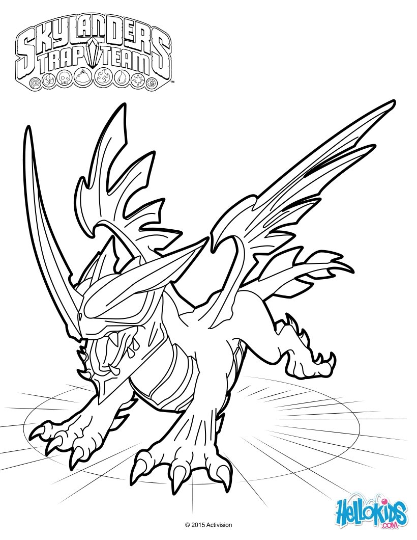 Hello Kids Coloring Pages Skylanders Cynder Series 820x1060 Hello Kids Coloring Pages Skylanders Cynder Series