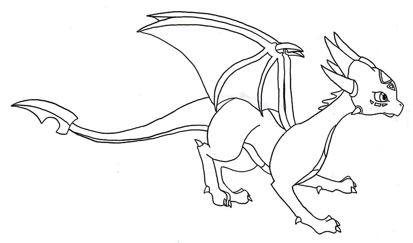 Cynder From The Legend Of Spyro Series Coloring Page 852x501 Cynder From The Legend Of Spyro Series Coloring Page