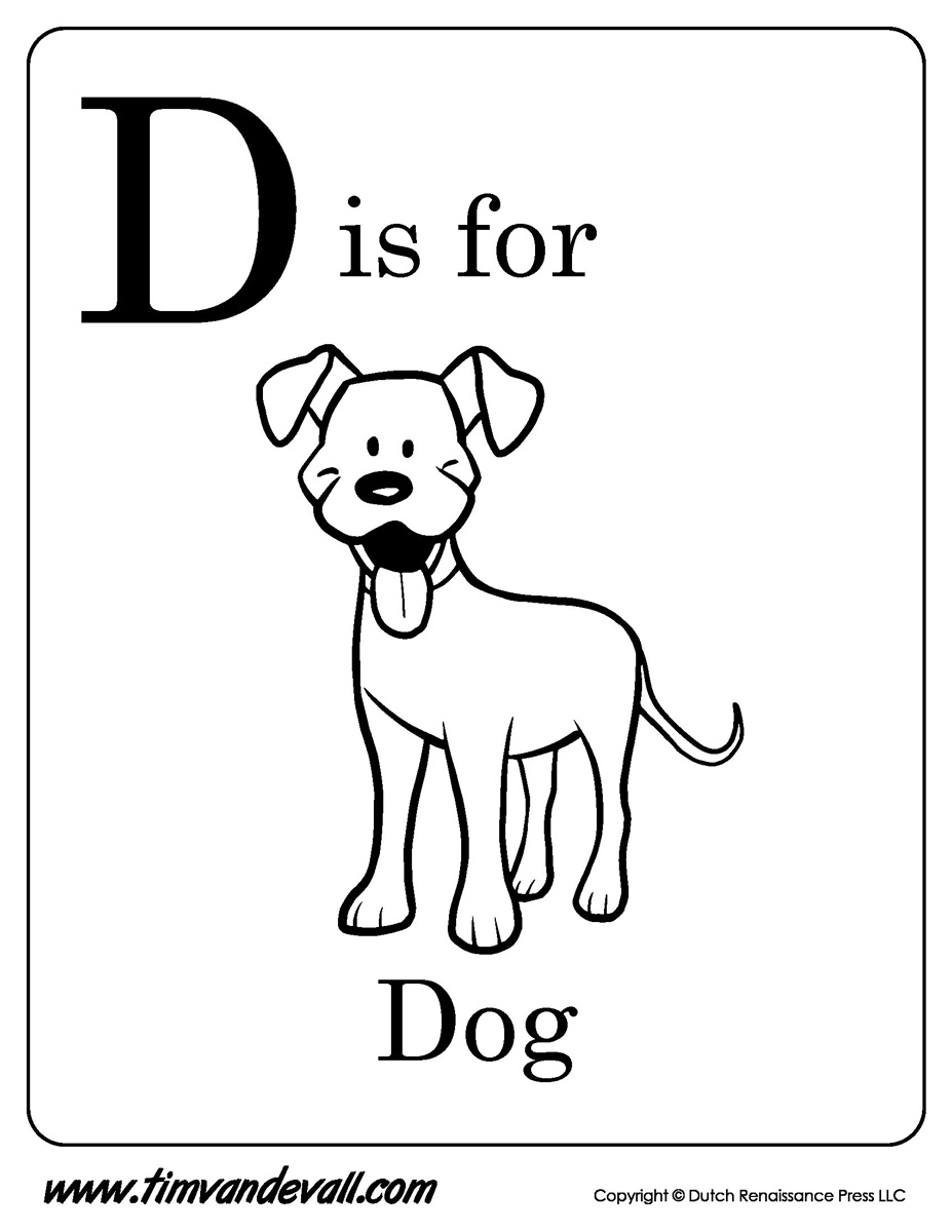 927x1200 Letter D Coloring Pages For Many Thing Best Collections Kids