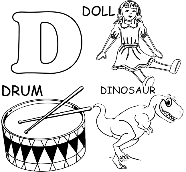 D Coloring Pages Preschool Letter D Coloring Pages Free Printable 650x600 D Coloring Pages Preschool Letter D Coloring Pages Free Printable