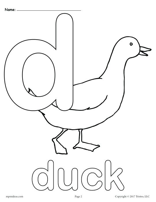 Letter D Coloring Sheet 541x700 Letter D Coloring Sheet