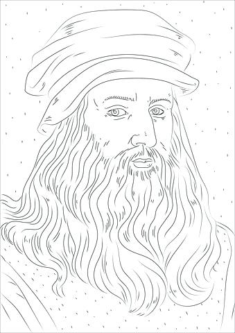 339x480 Leonardo Da Vinci Coloring Pages Amazing Coloring Page In Download
