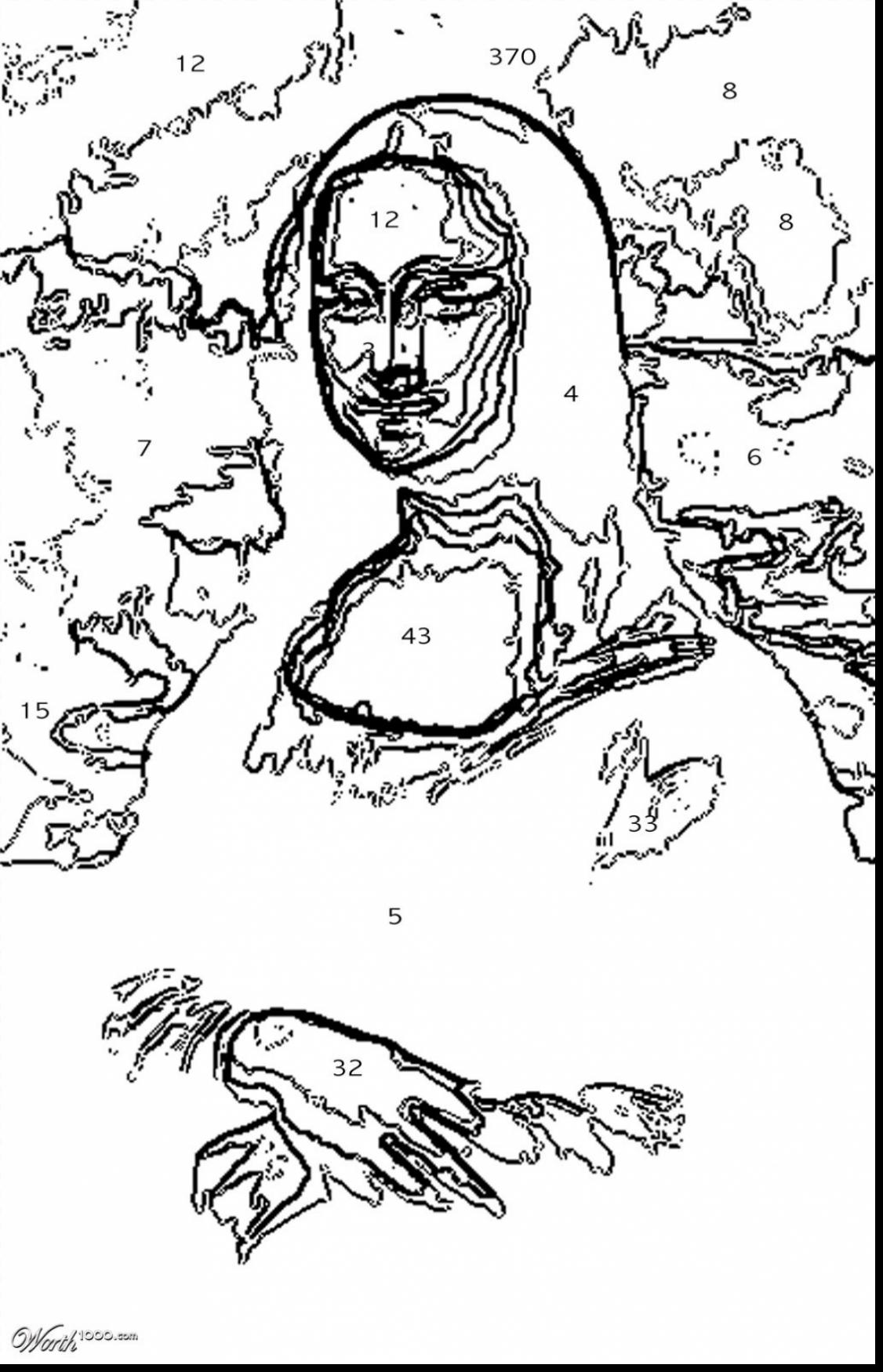1126x1750 Cool Great Leonardo Da Vinci Coloring Pages With Mona Lisa