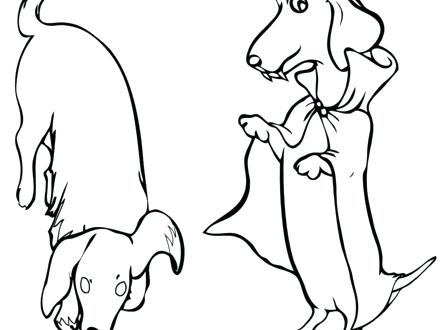 440x330 Dachshund Coloring Pages Dachshund Coloring Pages Coloring Pages