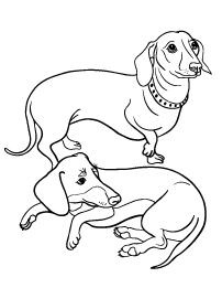 202x261 18 Beautiful Dachshund Coloring Pages Voterapp.us