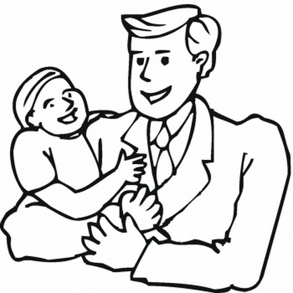 570x570 Father And Son Coloring Pages