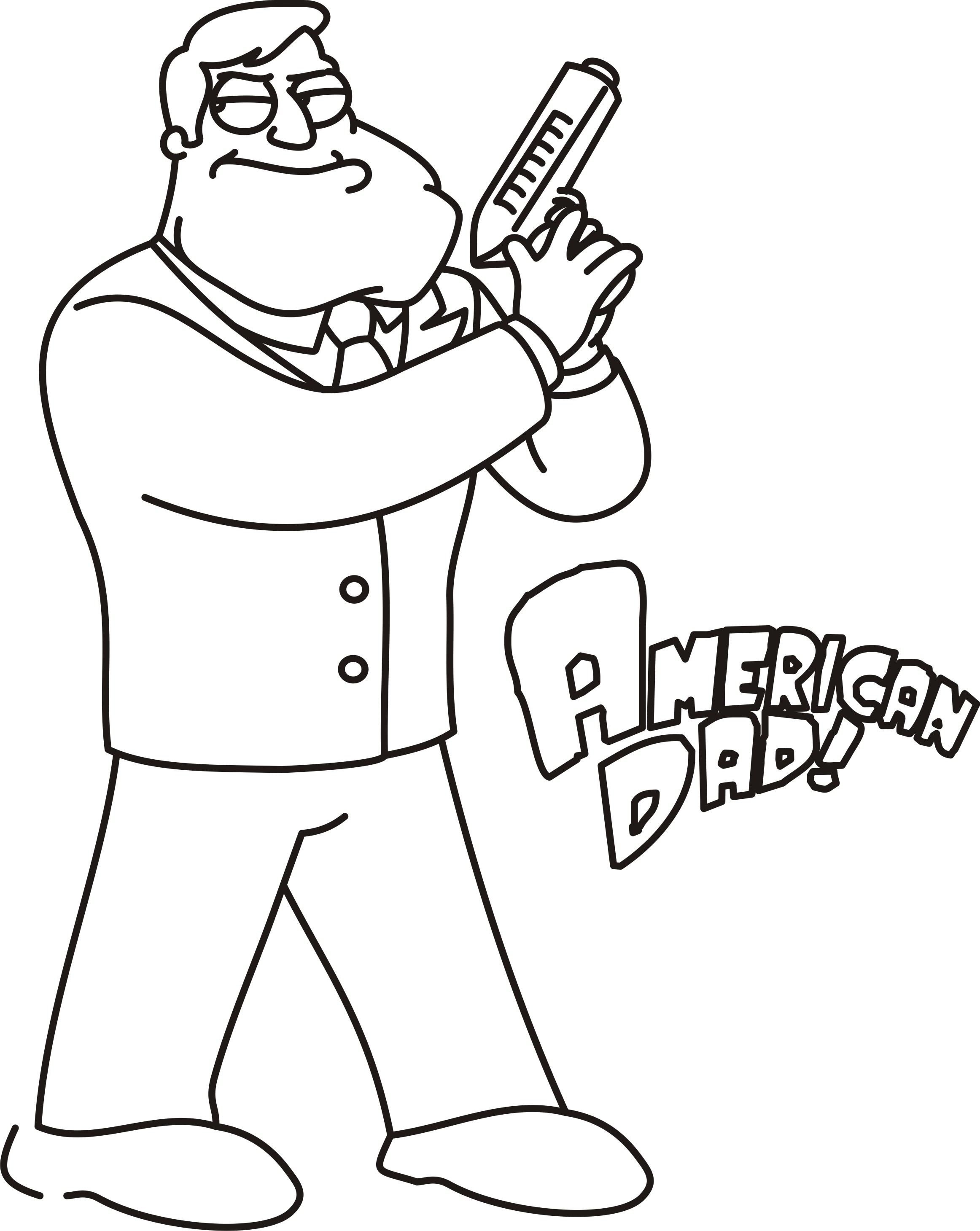 2324x2920 Dad Coloring Pages Free Printable Page For Father S Day This Cute