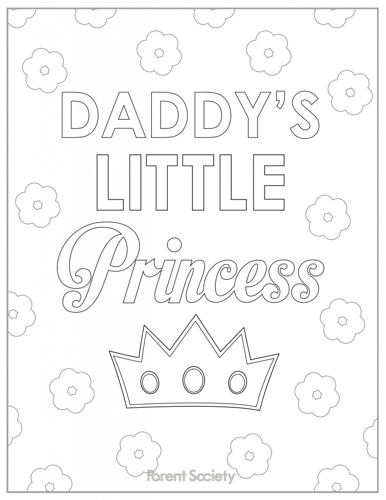 Daddy Coloring Pages Printable at GetColorings.com | Free printable