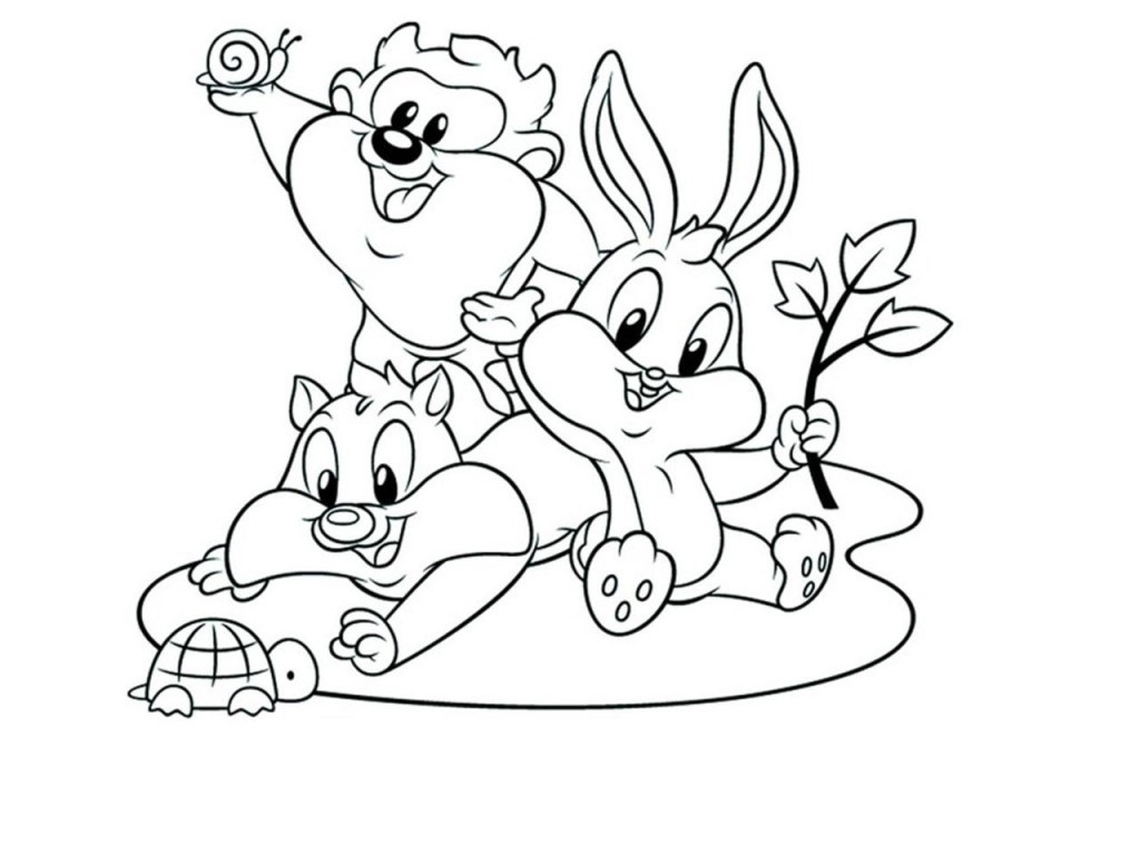 Baby Daffy Duck Coloring Pages Gallery Coloring For Kids 2018 1024x768 Baby Daffy Duck Coloring Pages Gallery Coloring For Kids 2018