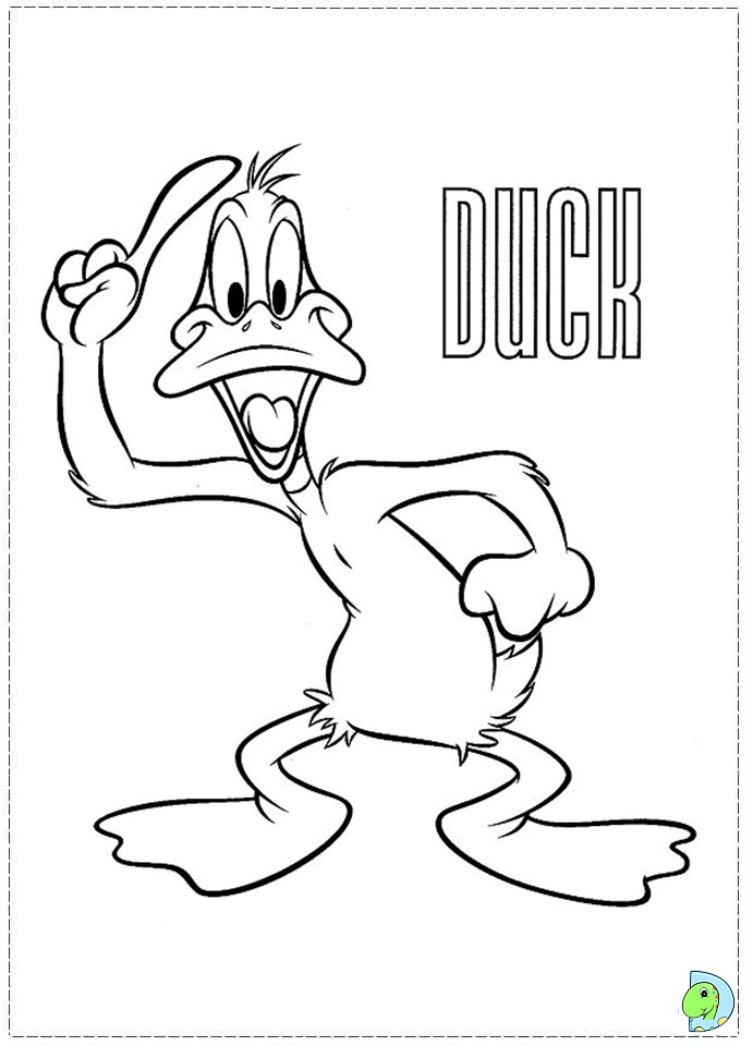 Daffy Duck Coloring Page 691x960 Daffy Duck Coloring Page