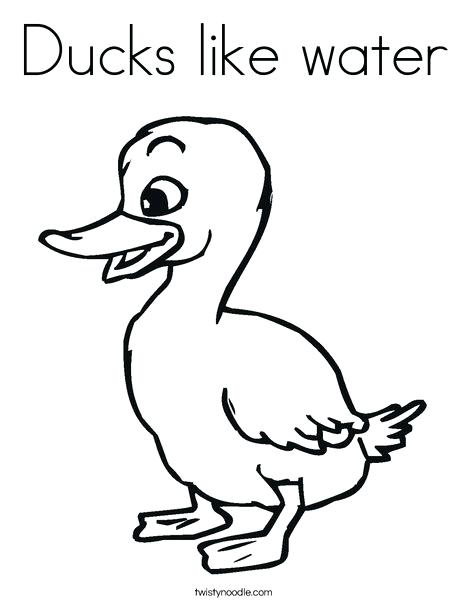 Ducks Like Water Coloring Page Twisty Noodle Duckling Coloring 468x605 Ducks Like Water Coloring Page Twisty Noodle Duckling Coloring