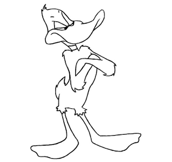 Coloring Pages Daffy Duck 600x566 Coloring Pages Daffy Duck