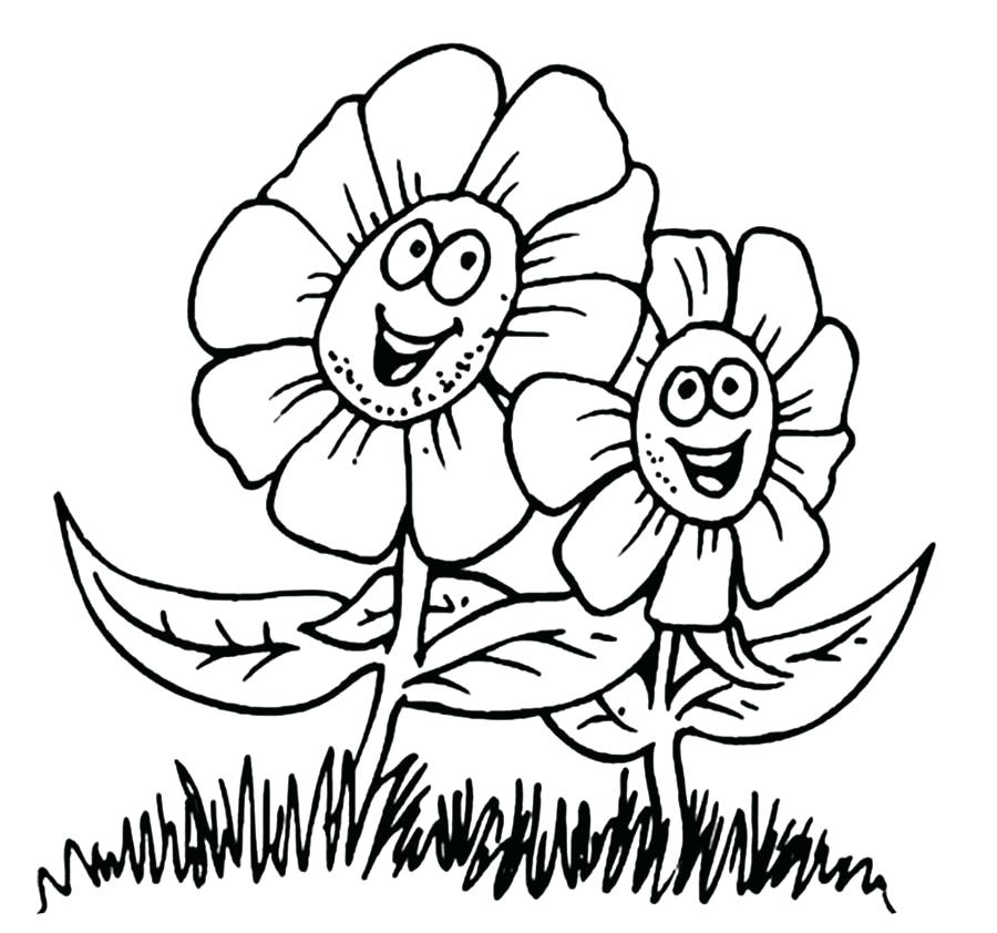 900x842 Big Flower Coloring Pages Flower Coloring Page Dahlia Flower