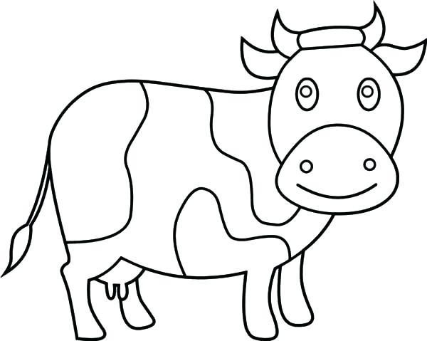 Dairy Cow Coloring Pages at GetColorings.com | Free printable colorings ...