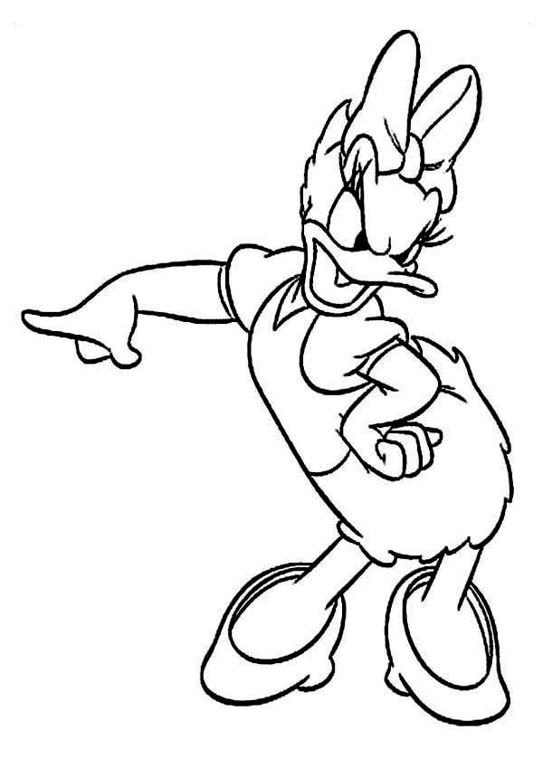 600x849 Mejores 40 De Donald Duck Amp Daisy Coloring Pages En