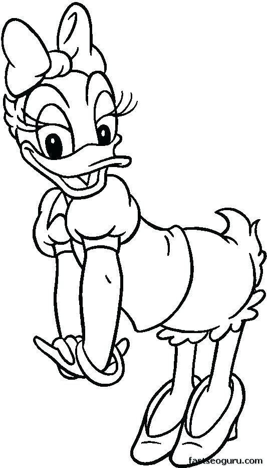 533x933 Coloring Pages Duck Donald Duck Coloring Pages Pdf