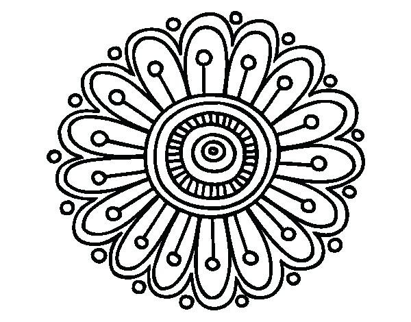 Daisy Coloring Pages Daisy Mandala Coloring Page Free Printable 600x470 Daisy Coloring Pages Daisy Mandala Coloring Page Free Printable