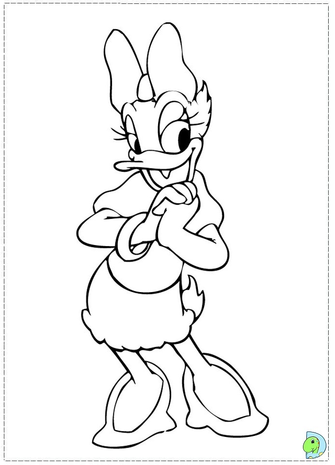 Daisy Duck Coloring Pages 5 691x960 Daisy Duck Coloring Pages 5