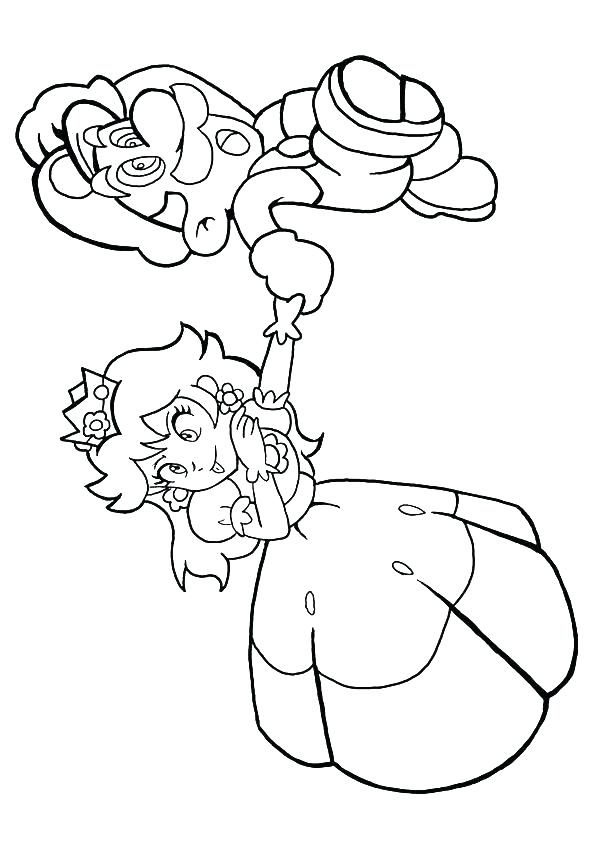 Princess Daisy Coloring Pages Excellent Princess Daisy Coloring 595x842 Princess Daisy Coloring Pages Excellent Princess Daisy Coloring