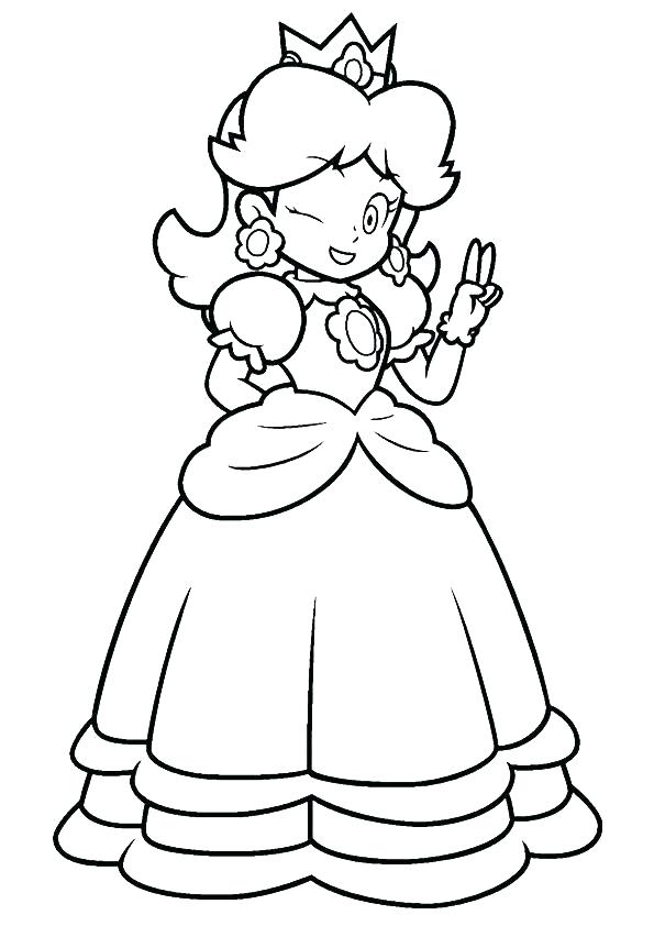 Princess Daisy Coloring Pages Princess Daisy Coloring Pages 595x842 Princess Daisy Coloring Pages Princess Daisy Coloring Pages
