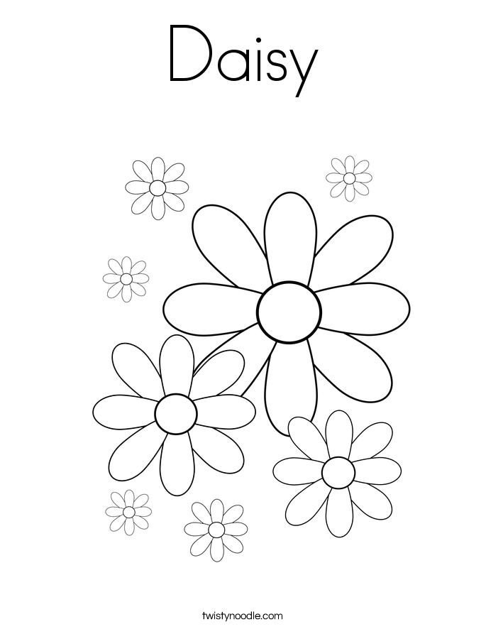 Daisy Coloring Page 685x886 Daisy Coloring Page