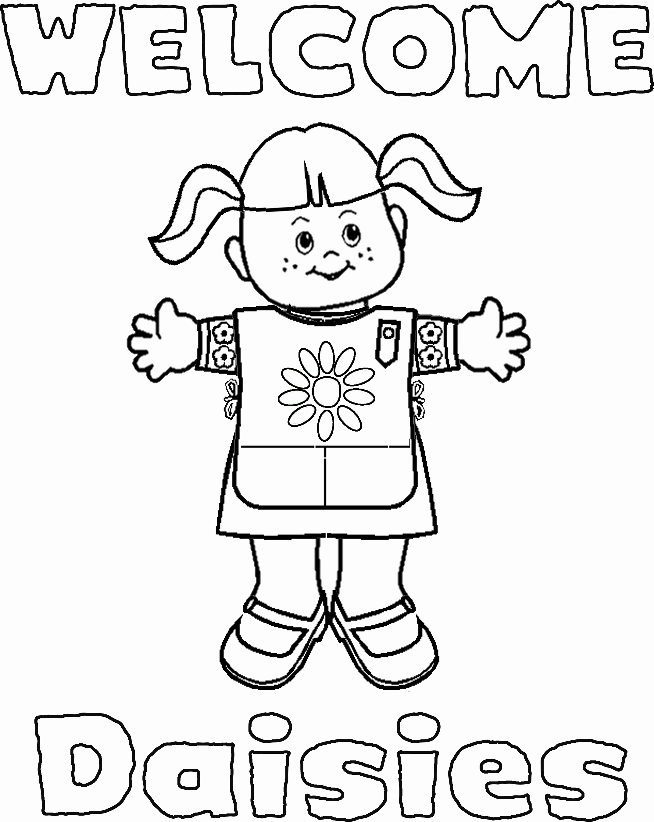 2145x2697 Free Preschool Coloring Pages New Girl Scout Daisy Coloring Pages