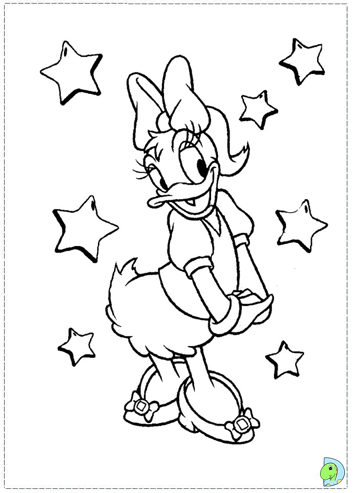 Daisy Duck Coloring Pages 691x960 Daisy Duck Coloring Pages