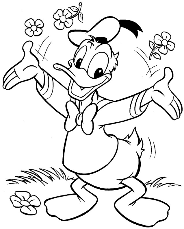 Free Printable Donald Duck Coloring Pages For Kids 637x792 Free Printable Donald Duck Coloring Pages For Kids