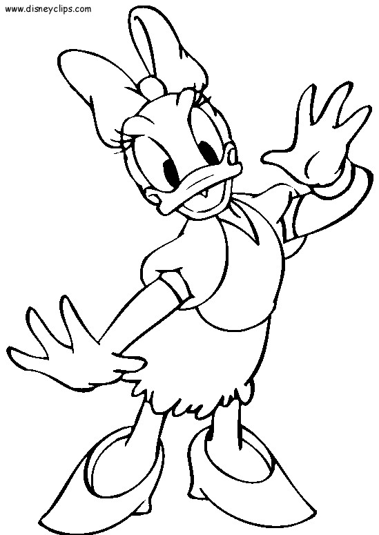 Drawing Of Daisy Duck 549x775 Drawing Of Daisy Duck