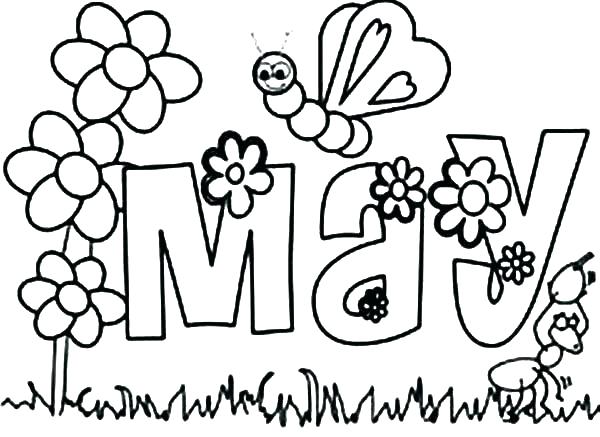 600x437 Daisy Flower Coloring Pages Flower Garden Coloring Page Flower