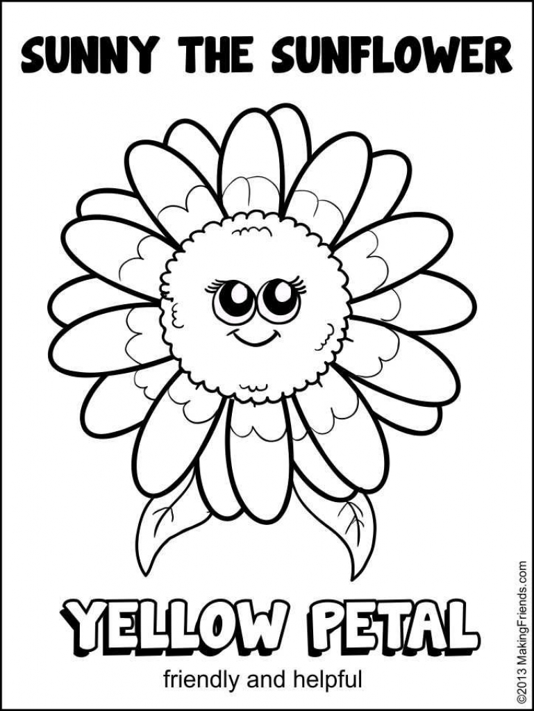 Daisy Petal Coloring Pages at GetColorings.com | Free printable