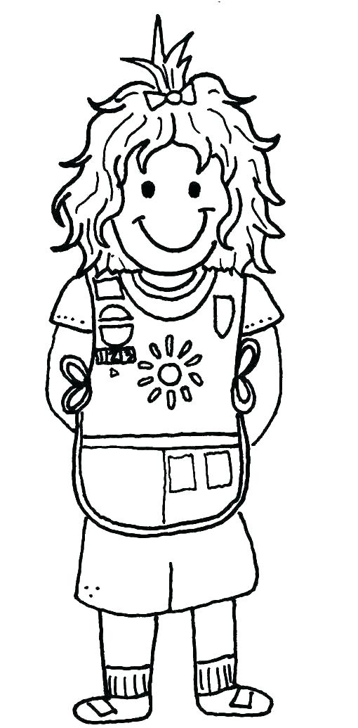 510x1035 Coloring Pages For Girl Scouts Girl Scout Coloring Pages Holiday