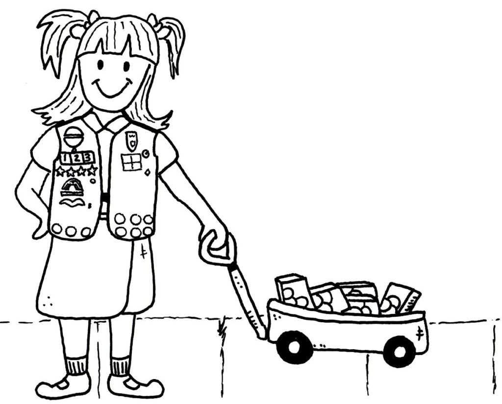 Girl Scout Coloring Pages For Brownies Daisy 1024x825 Girl Scout Coloring Pages For Brownies Daisy