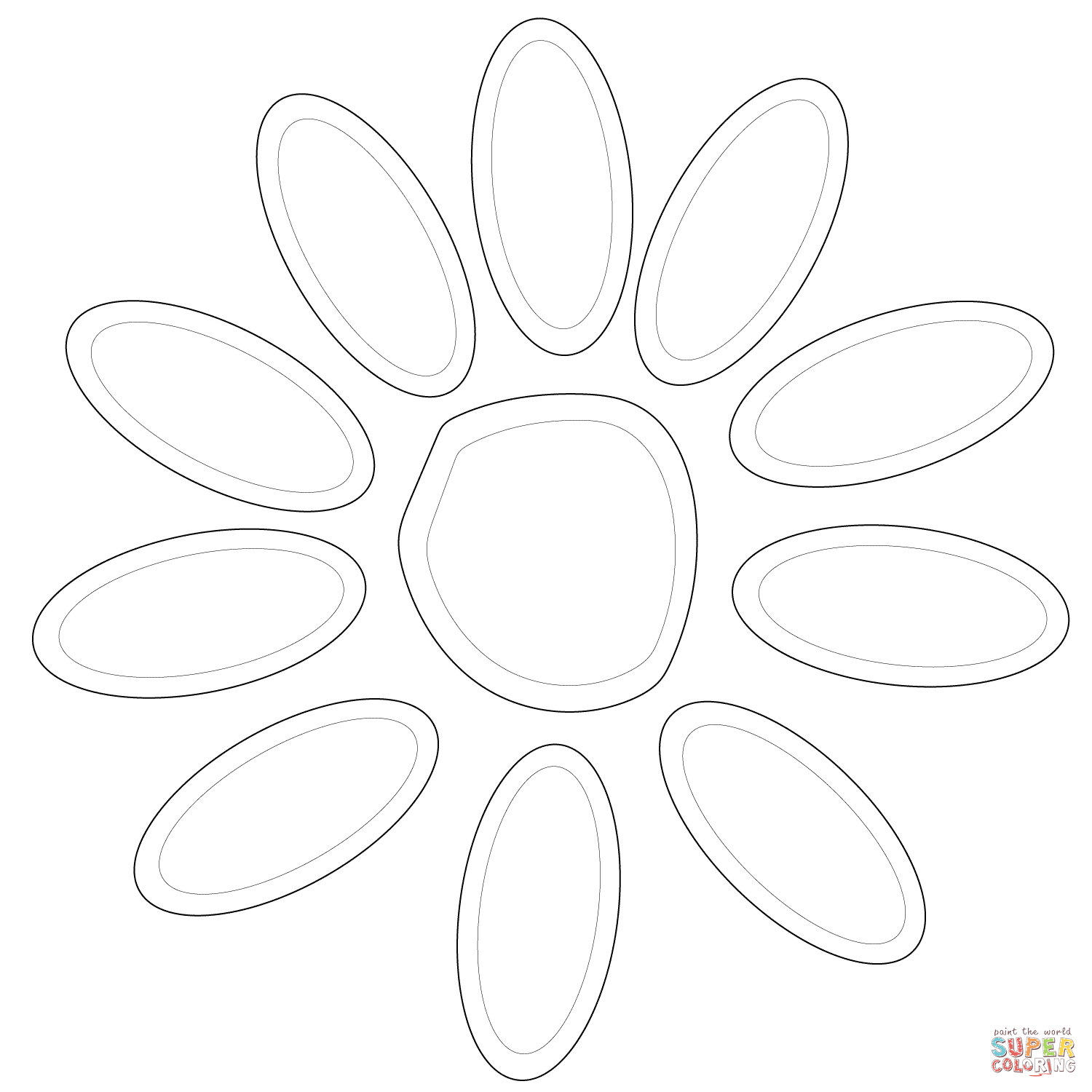 Daisy Girl Scout Coloring Pages 1500x1500 Daisy Girl Scout Coloring Pages
