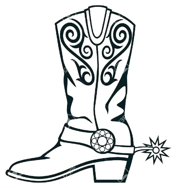 Cowboy Coloring Pages Printable Cowboy Boot Coloring Page Cowboy 618x657 Cowboy Coloring Pages Printable Cowboy Boot Coloring Page Cowboy