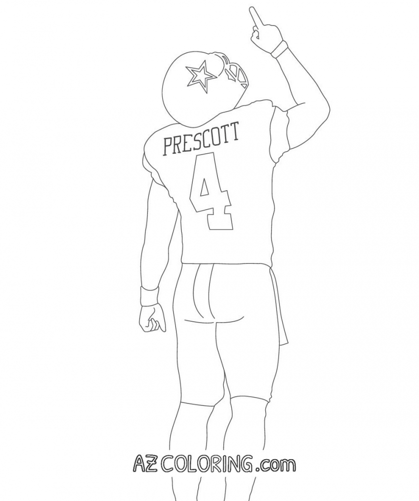 850x1017 Dallas Cowboys Coloring Pages Free Coloring For Kids 2018