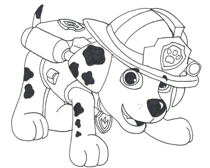 Fire Dog Coloring Pages 728x582 Fire Dog Coloring Pages