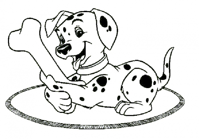 101 Dalmatians Coloring Pages 700x491 101 Dalmatians Coloring Pages