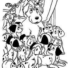 101 Dalmatians Coloring Pages 220x220 101 Dalmatians Coloring Pages
