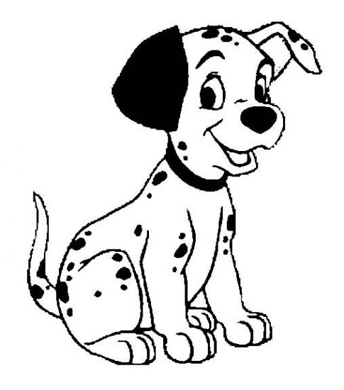Dalmatian Dog Colouring Pages Coloring Page 485x550 Dalmatian Dog Colouring Pages Coloring Page
