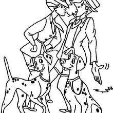 101 Dalmatians Coloring Pages 220x220 101 Dalmatians Coloring Pages