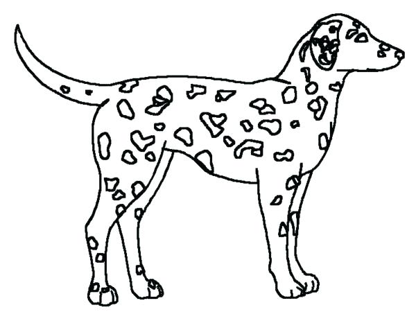 Dalmation Coloring Page 600x450 Dalmation Coloring Page