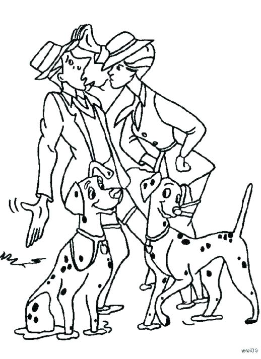 518x713 Dalmation Coloring Pages
